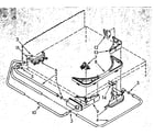Kenmore 11082694810 bleach, detergent and rinse dispenser parts diagram