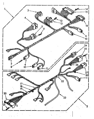 Wiring harness parts