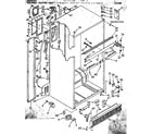 Kenmore 1068370570 cabinet parts diagram