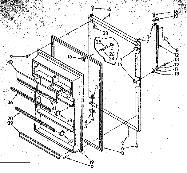 Refrigerator door parts