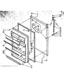 Refrigerator door parts