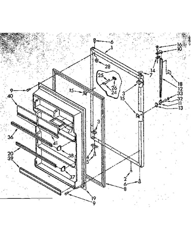 Refrigerator door parts