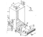 Kenmore 1068576913 cabinet parts diagram