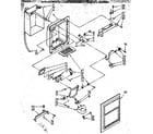 Kenmore 1068576933 dispenser front parts diagram