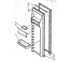 Kenmore 1068576933 refrigerator interior door panel parts diagram