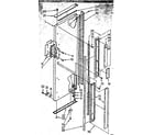 Kenmore 1068576933 refrigerator exterior door panel parts diagram