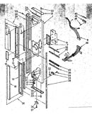 Freezer exterior door panel parts