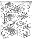 Refrigerator interior parts