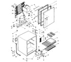 Kenmore 5648992540 cabinet parts diagram