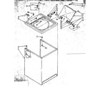 Kenmore 11082681800 top and cabinet parts diagram