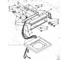 Kenmore 11082681300 console panel parts diagram