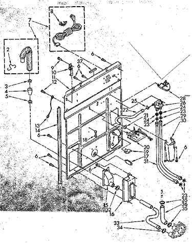 Rear panel parts