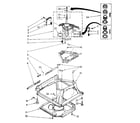 Kenmore 11082681800 machine base parts diagram