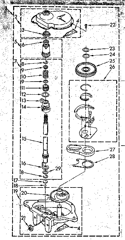 Gearcase parts