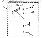 Kenmore 11082683810 miscellaneous parts diagram