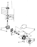 Brake, clutch, gearcase, motor and pump parts