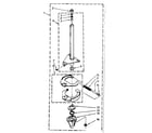 Kenmore 11082683310 brake and drive tube parts diagram