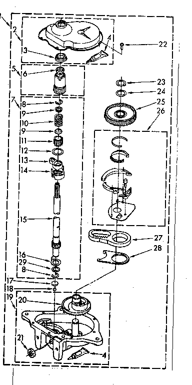 Gearcase parts