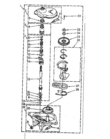 Gearcase parts