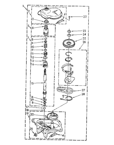 Gearcase parts