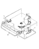 Bleach, detergent and rinse dispenser parts