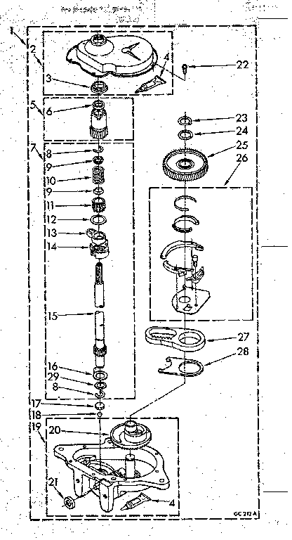 Gearcase parts