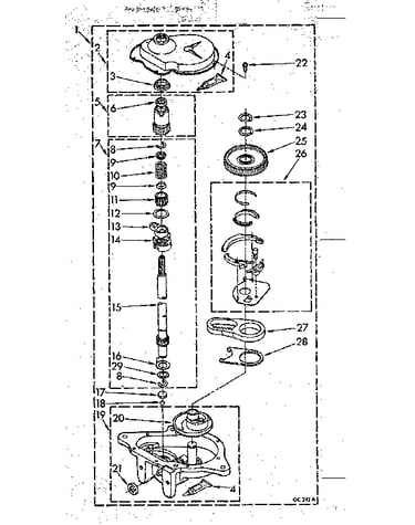 Gearcase parts