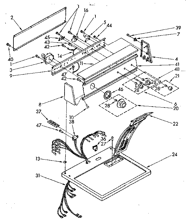 TOP AND CONSOLE PARTS