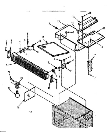 Grill and duct parts