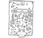 Kenmore 5648568510 power and control circuit board diagram