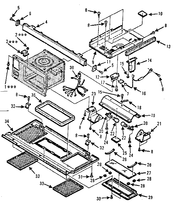 Grill and duct parts-a