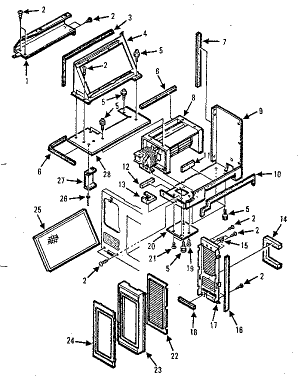 GRILL AND DUCT PARTS-B