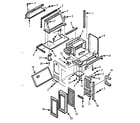 Kenmore 5648755380 grill and duct parts-b diagram