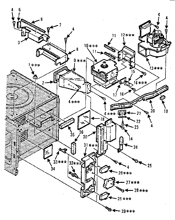 Switches and microwave parts