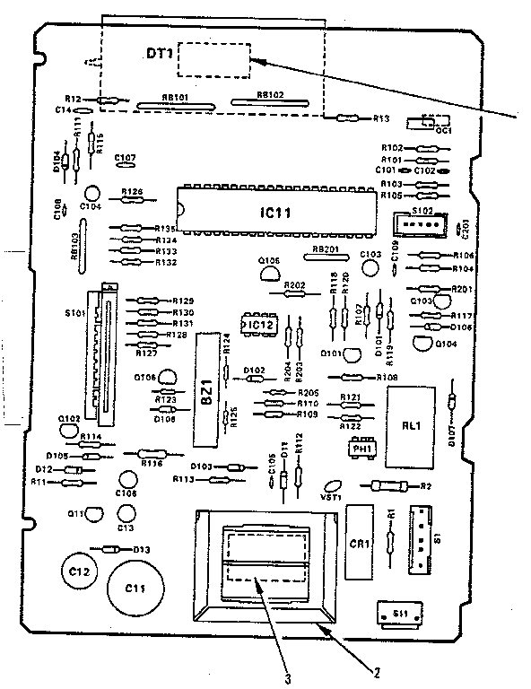 POWER AND CONTROL CIRCUIT BOARD