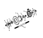 Sears 606287320 front hub assembly diagram