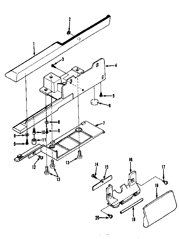 Shuttle cover and support parts