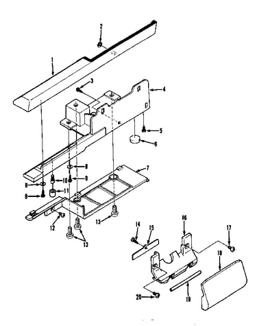 Shuttle cover and support parts