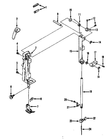 Presser bar assembly