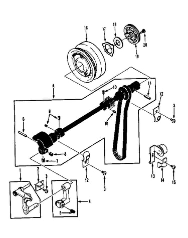 Take up lever unit