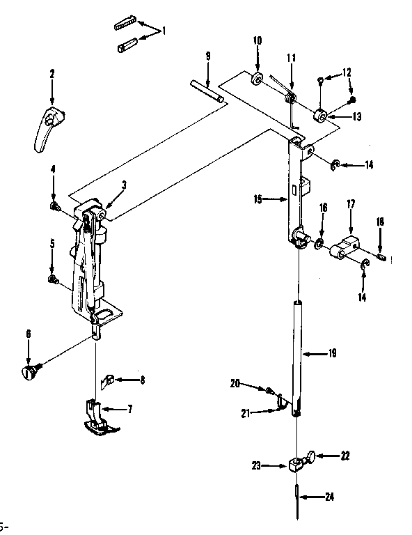 Presser bar assembly