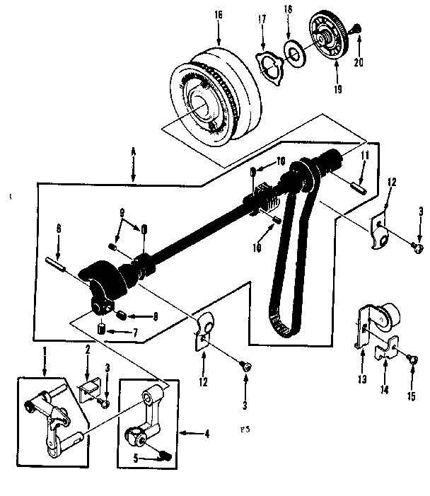 Take up lever assembly