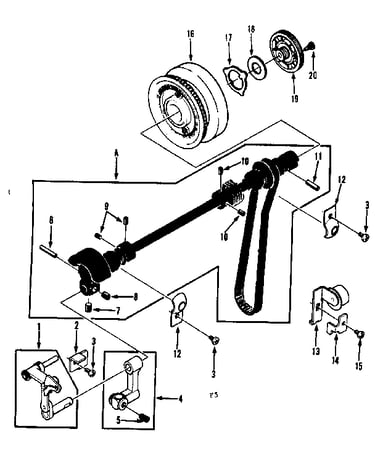 Take up lever assembly