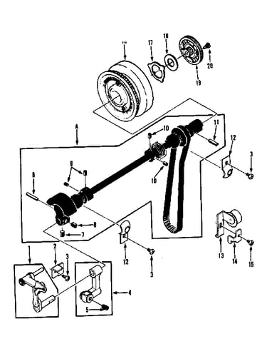 Take up lever assembly