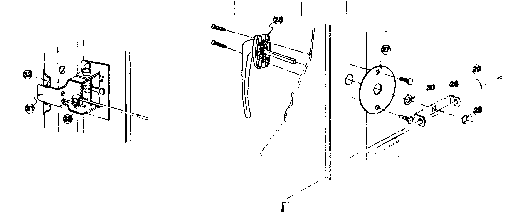 Lock handle assembly