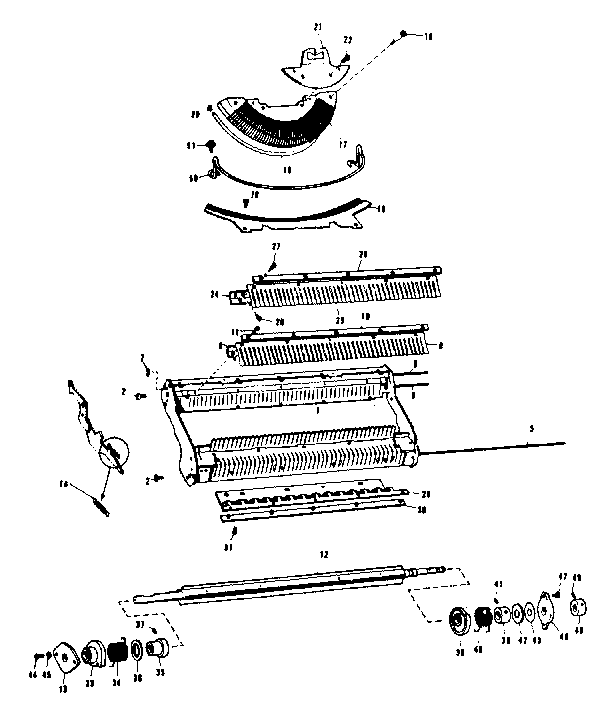 SECTOR PLATE & SUB CHASSIS & POWER ROLL MA-007