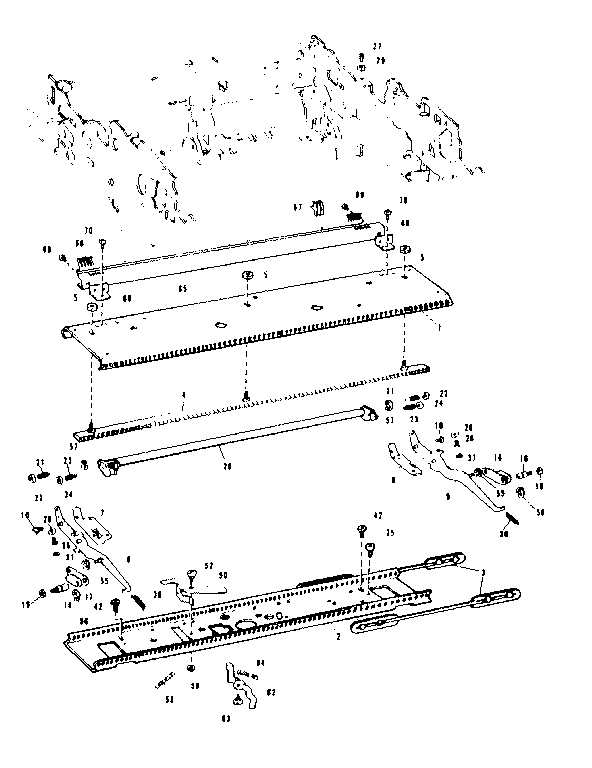 CARRIAGE & CARRIAGE RAIL MA-025