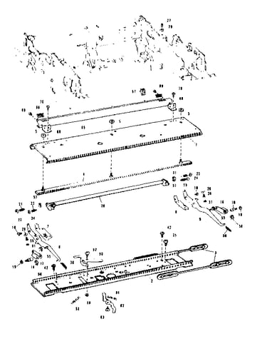 Carriage & carriage rail ma-025
