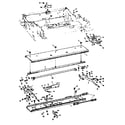 Brother M4712L carriage & carriage rail mb-025 diagram