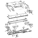 Brother M4712L carriage & carriage rail md-025 diagram